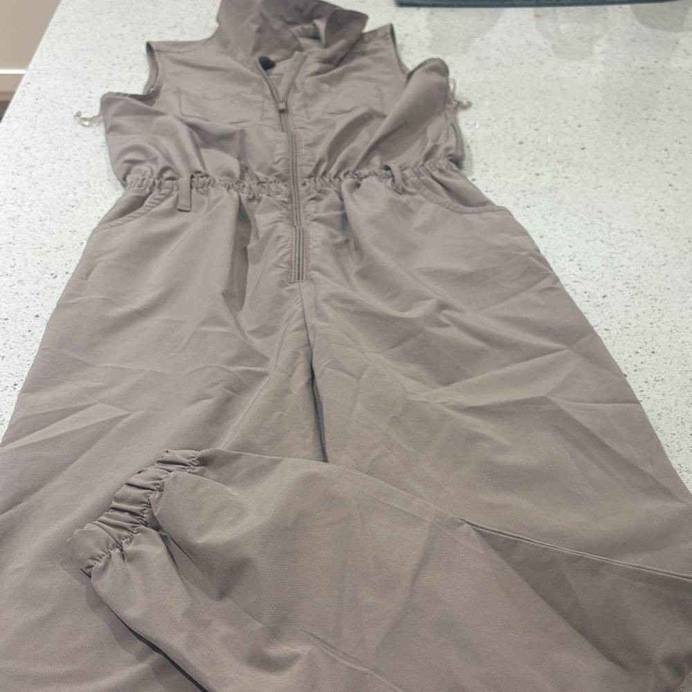 Nova Kids - Women's Taupe Jumpsuit